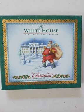 The White House Historical Association Christmas Ornament 2011 - Green/Red/Gold